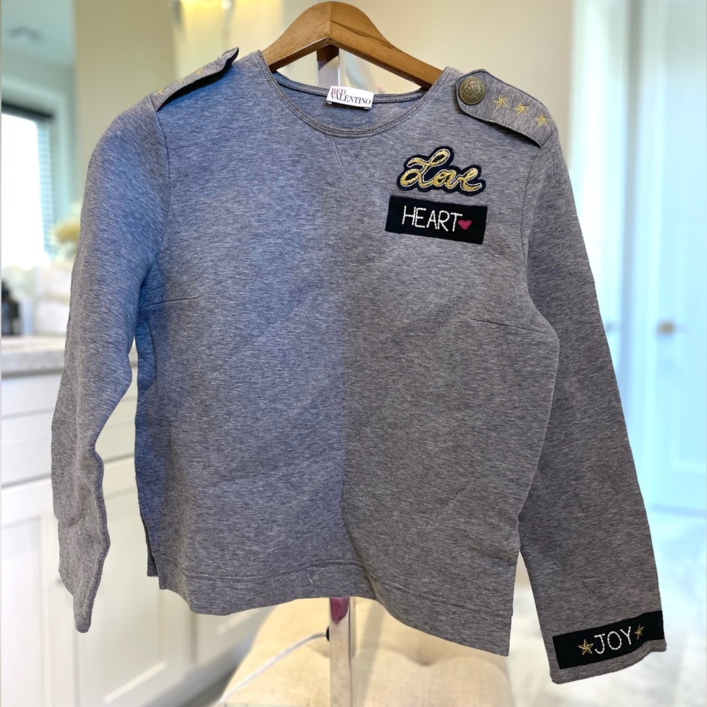 Red Valentino gray sweater